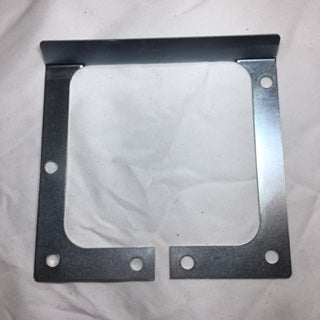 Retaining plate, pedal fume excluder