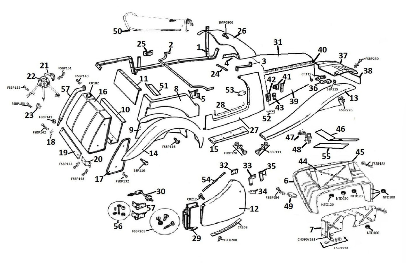 Body Panels — From The Frame Up