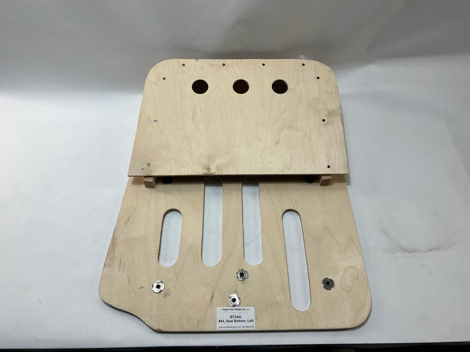 BT344L-Seat, wooden base, left