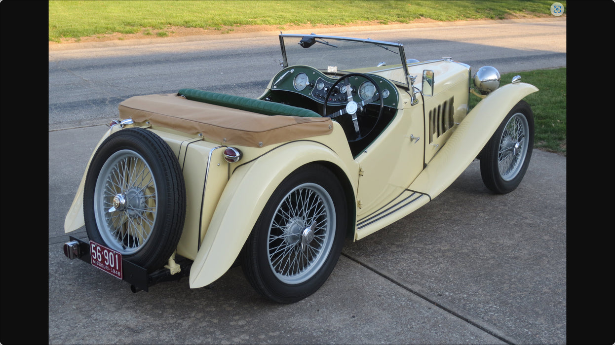 1948 MG TC6013     SOLD