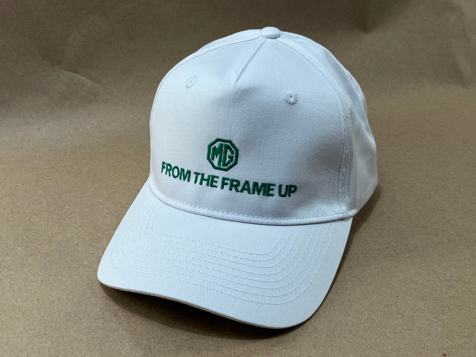 AC146wg-Ball Cap, FTFU, White w/Green Lettering