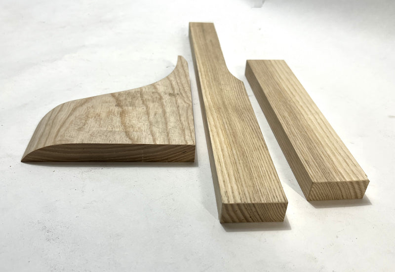 BT334R-Rear wing block set, right, 3-piece set.