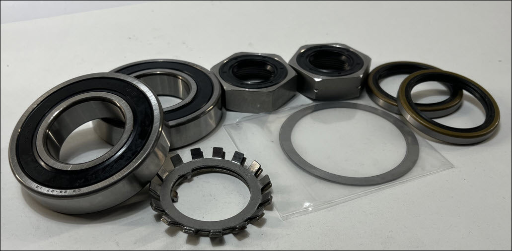CH202-Rear Axle Leak Kit w/ Sealed bearings. (For Tapered Axles, NO Speedi Sleeves)