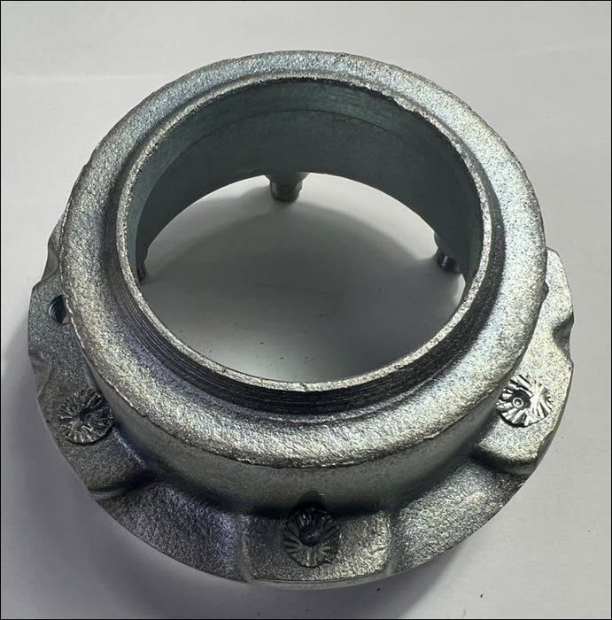 CH221-Rear axle bearing carrier, original item, includes studs, inspected and replated