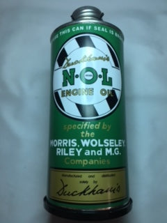 Green Duckhams NOL Oil Can, Imperial Qt. Type
