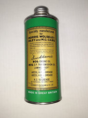 Green Duckhams NOL Oil Can, Imperial Qt. Type