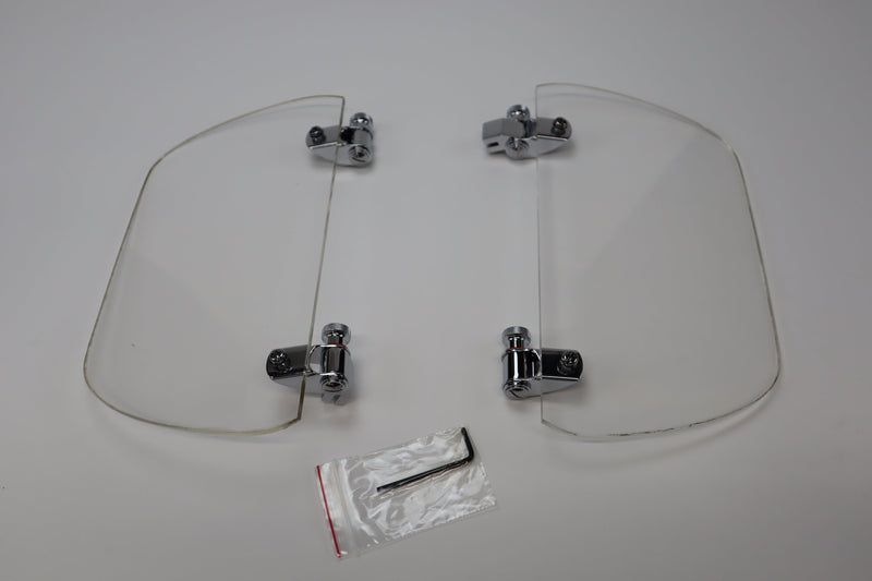 Wind Wings, acrylic panels, easy mount, no drilling.  Pair of 2