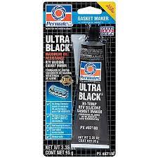 Ultra Black, Hi-Temp RTV Silicone, 3.35 oz
