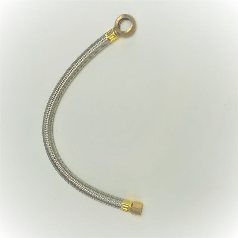 Flex fuel line, carb to carb, 14" - TB 