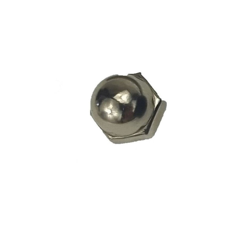 Cap Nut, nickel plated trim cap
