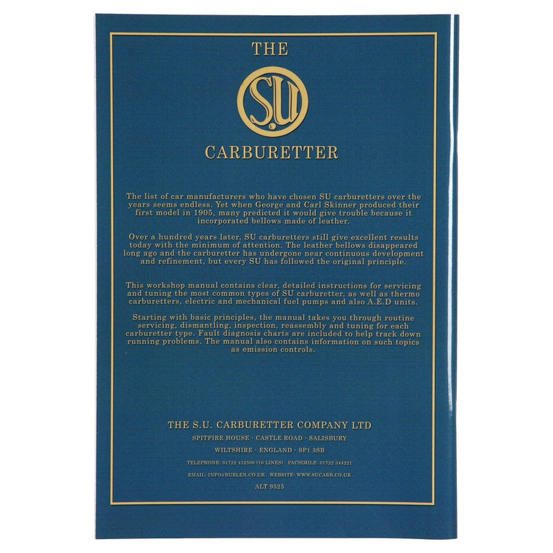 SU Carburetor Workshop Manual