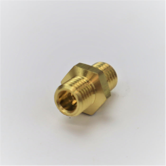 Adapter, greaser tube to HB cable and trunnion, brass male/male