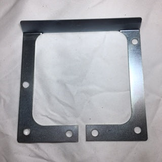Retaining plate, pedal fume excluder