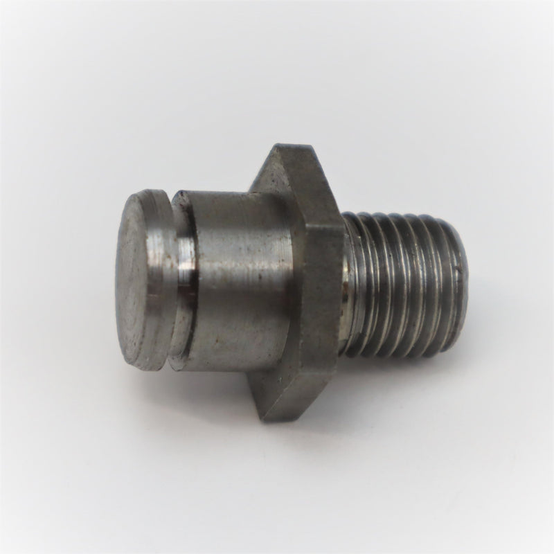 Brake shoe pivot pin.