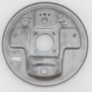 Rear brake backing plate, left