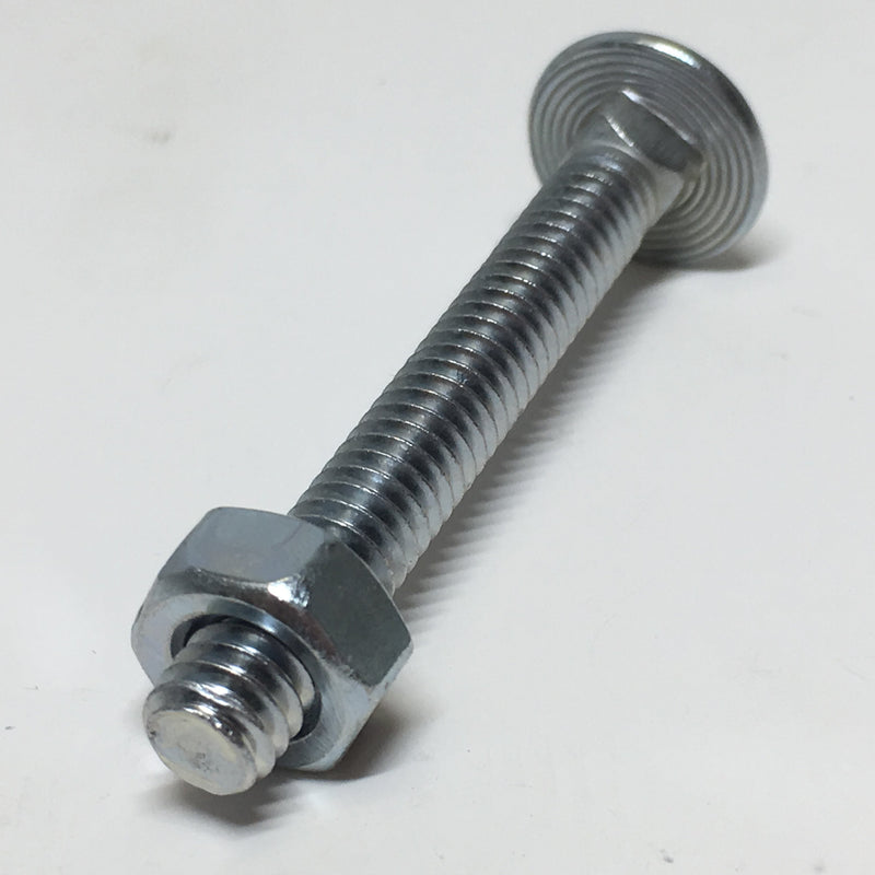 Rear spring leaf U-bracket bolt, includes nut