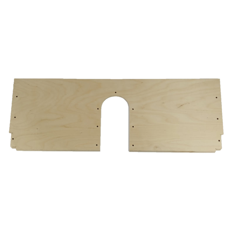 Rear deck front board (riser)