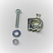 Late, Retaining clip, Includes nut, bolt, washer