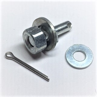 Cable stop, complete  with nut, washers and split pin