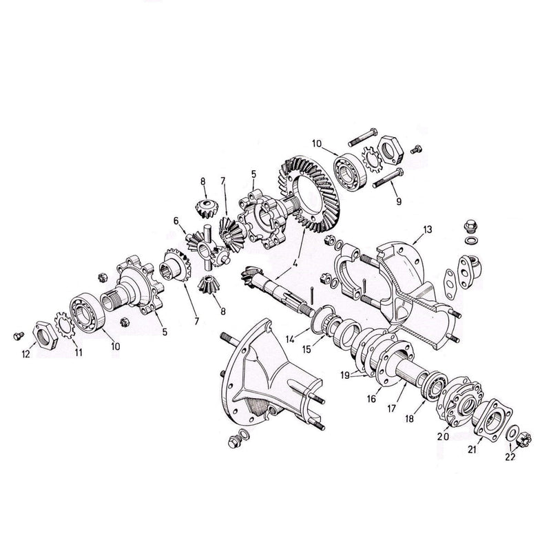 Rebuilt differential unit, specify preferred gear ratio.