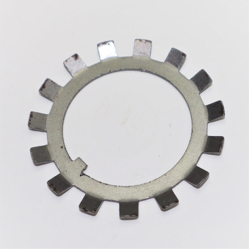 Tab washer, locks hex nut