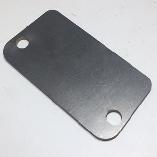 Shock mount plate, front