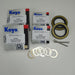 Roller bearing conversion kit, front axle stubs