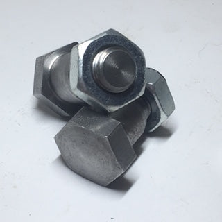 Nut & Bolt set, headlamp bracket, bare metal