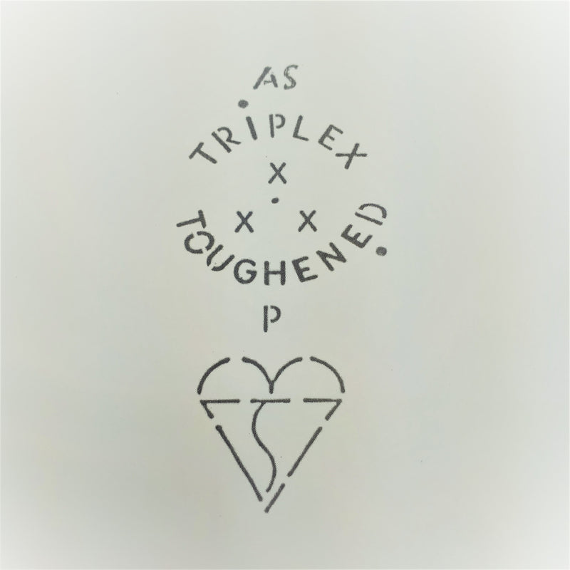 Glass, TRIPLEX coded windshield for TABC