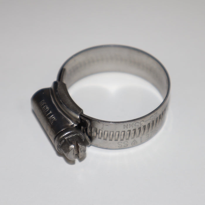 Jubilee hose clamp, stainless steel, 1" x 1 3/8", small