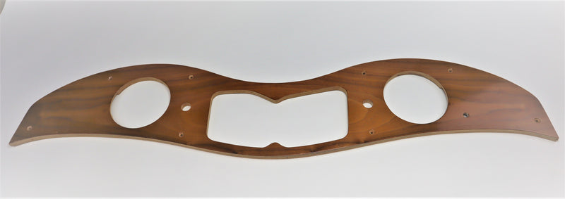 Dashboard, finished walnut veneer, TA/TB