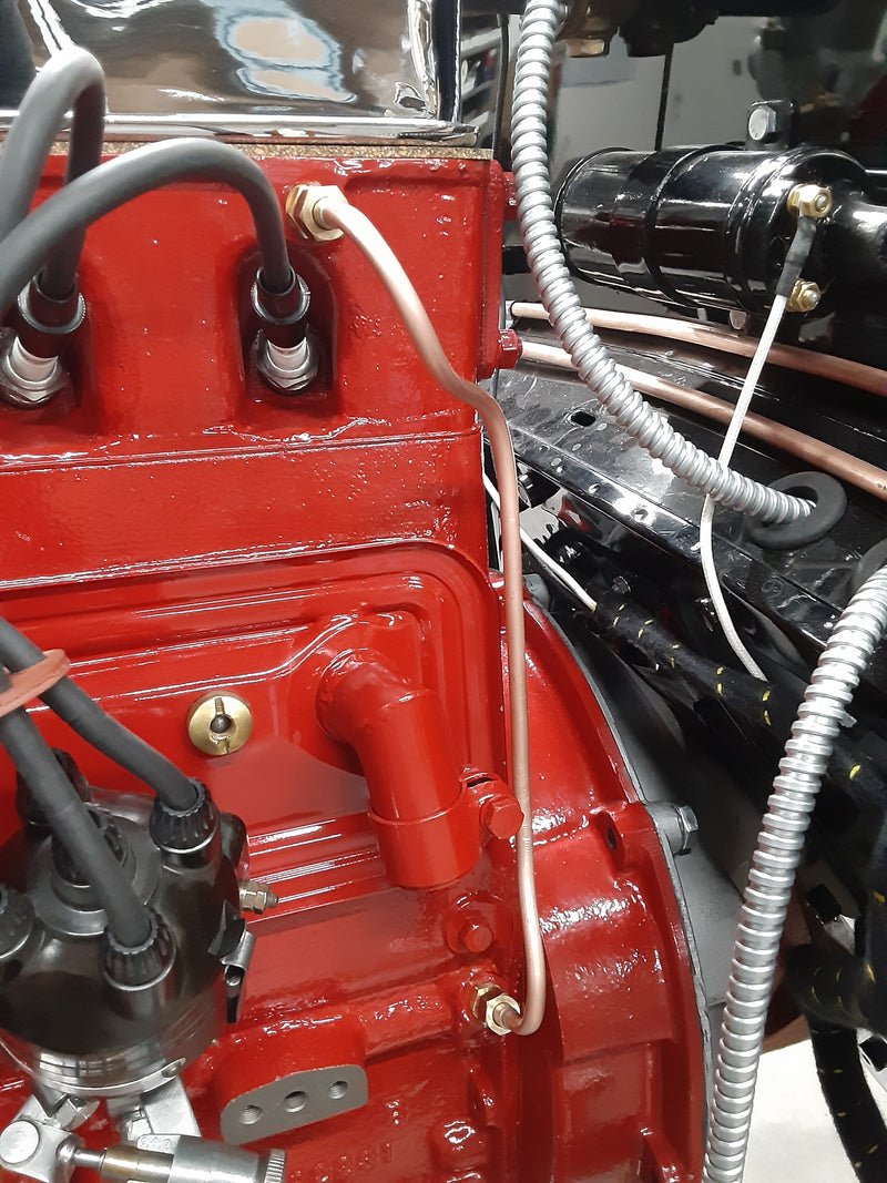 Oil pipe, head to block, TA