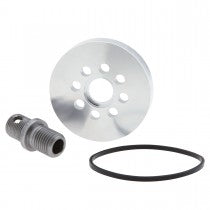 Oil filter adapter, spin on