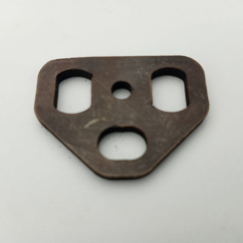 Terminal Plate, Triangular, Late HF1234, flat sided terminal holes