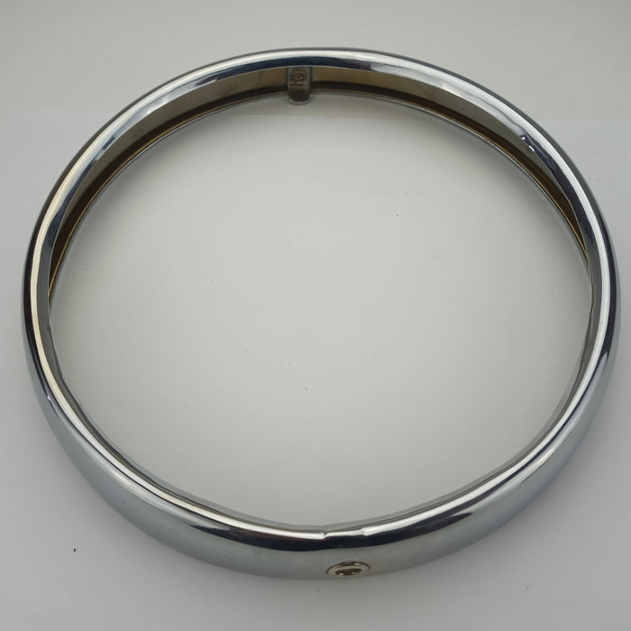 Classic GM Lucas Tri Bar Motorcycle Headlight Trim Cover – 5 Bullet/Missile Style