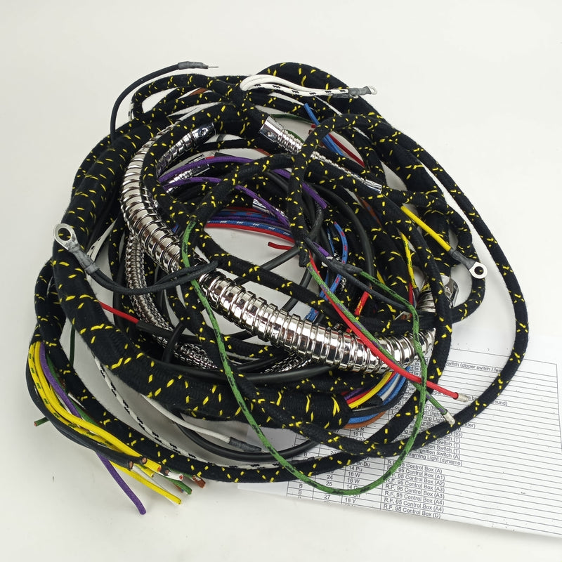 TC main harness, 1948-49, with flashers, BEST SAFETY