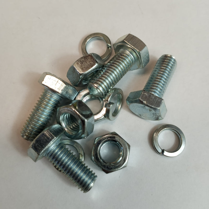 Spare wheel assembly to frame fastener set