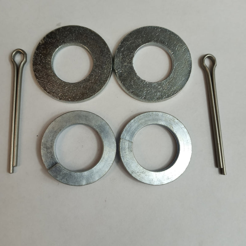 Pedal shaft fastener set