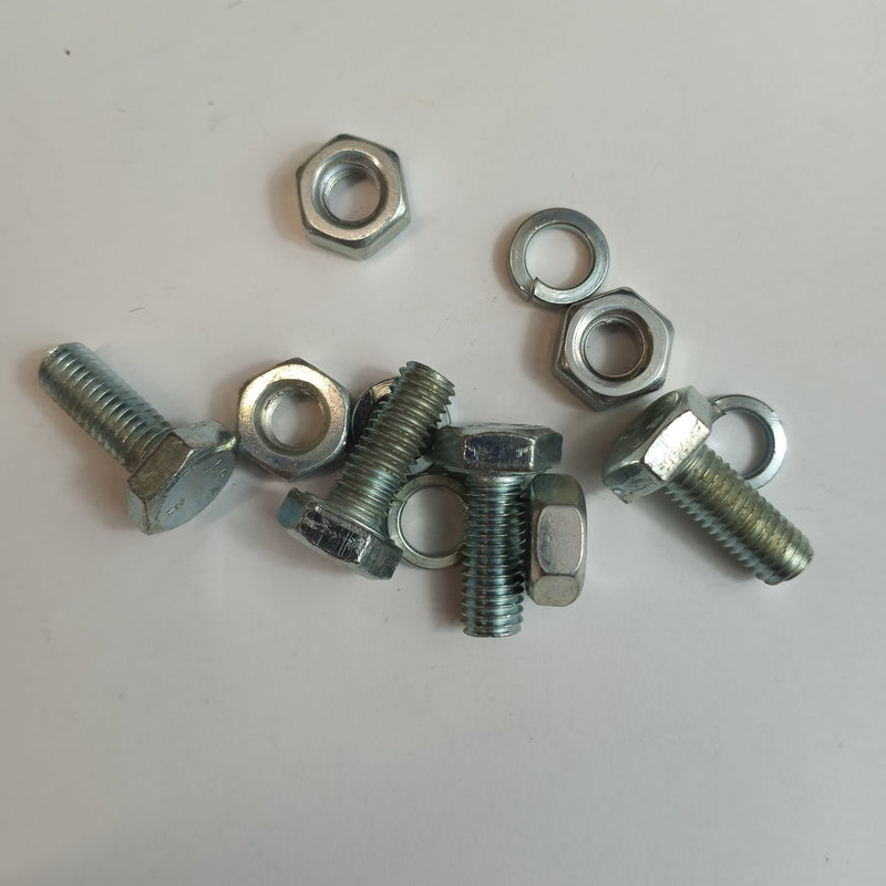 Handbrake cable clamp fastener set