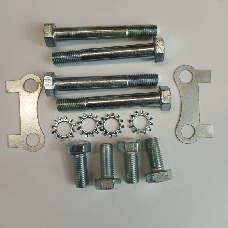 Front axle knuckle / steering arm bolt set