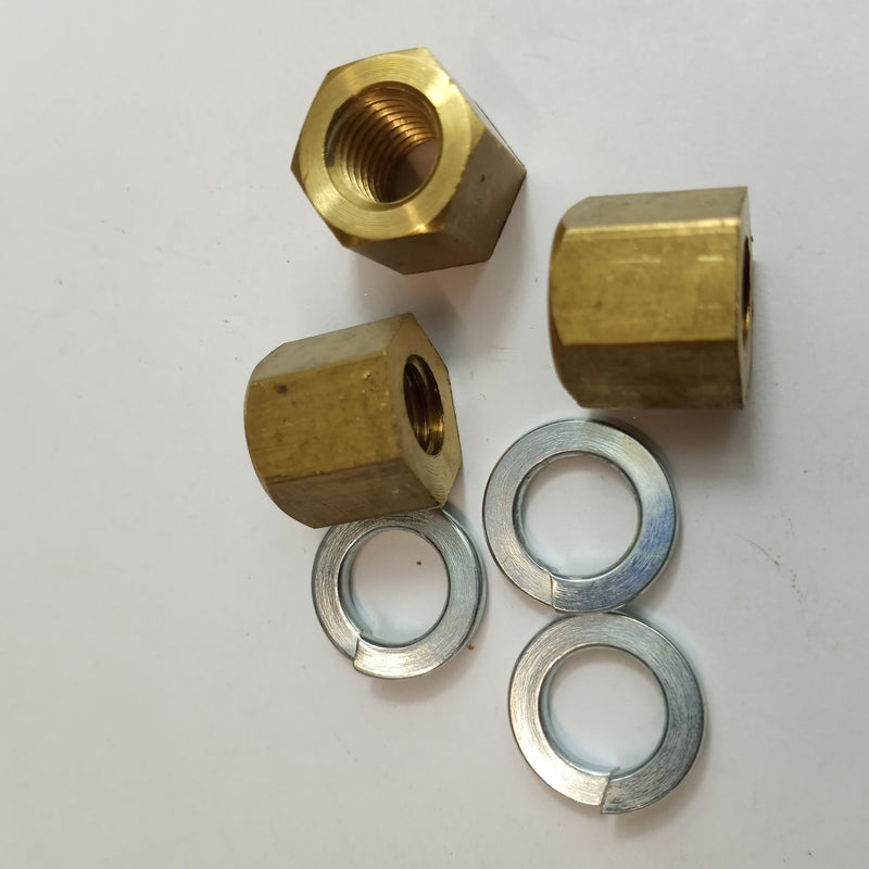 Nut set, exhaust flange, set of 3