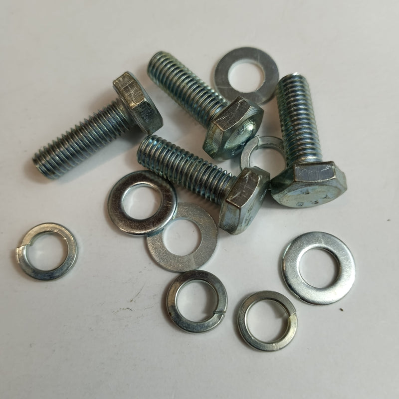 Chrome headlamp bracket fastener set