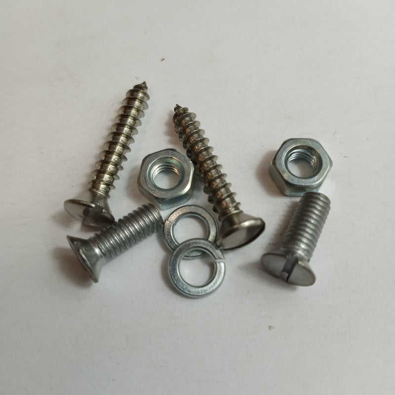 Bonnet hinge fastener set