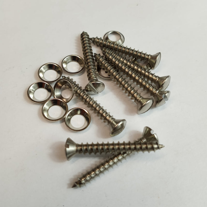 Screw set, wood dash panel