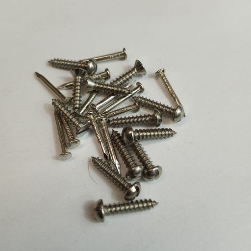 Dash chrome bead fastener  set, 24 pieces