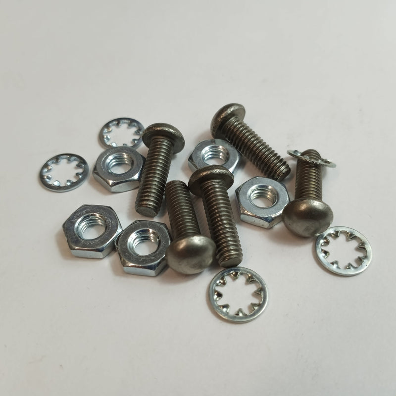 Headlamp w/EXTERNAL BASE to shell fastener set. (1 lamp)