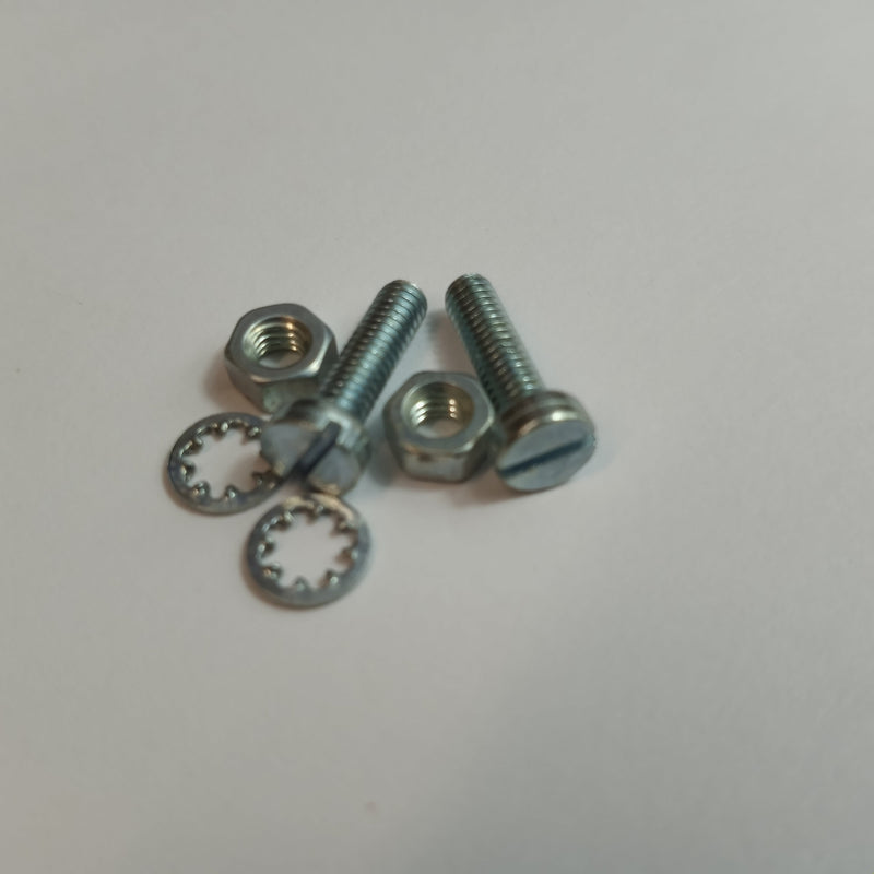 Fuse block fastener set