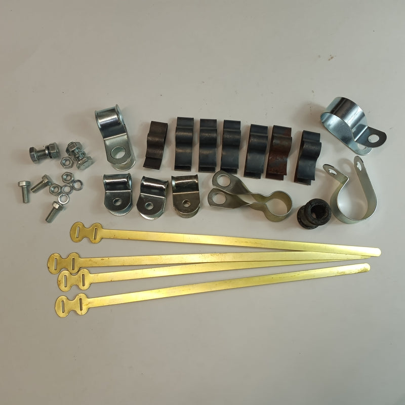 Wire harness clip set