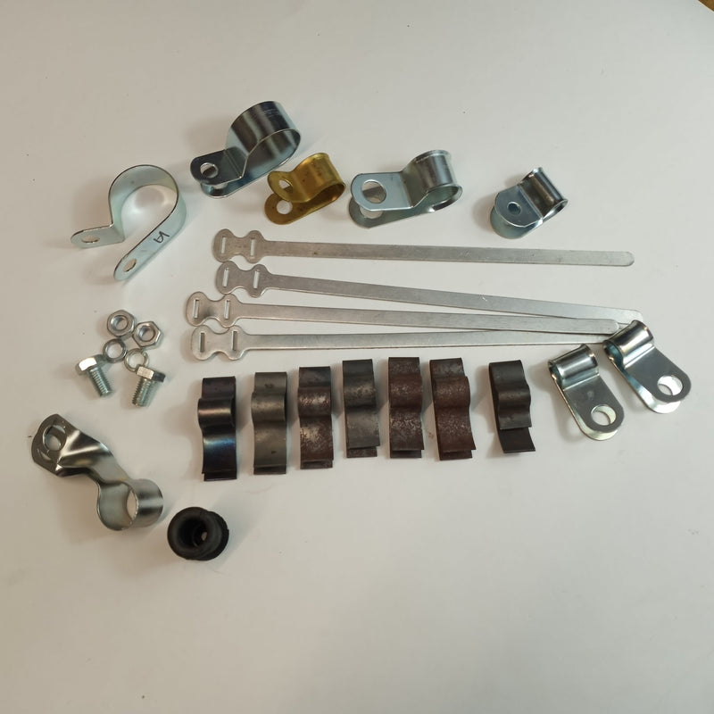 Wire harness clip set