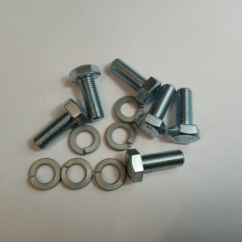 Pressure plate fastener set